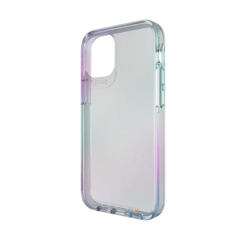 Coque Gear4 Crystal Palace D3O compatible avec iPhone 12 mini - holographique transparente