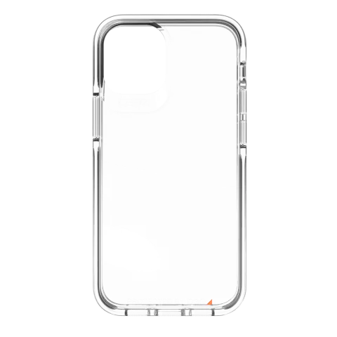 Coque Gear4 Piccadilly D3O compatible avec iPhone 12 mini - transparente avec noir