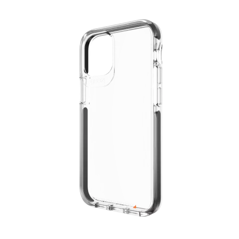 Coque Gear4 Piccadilly D3O compatible avec iPhone 12 mini - transparente avec noir