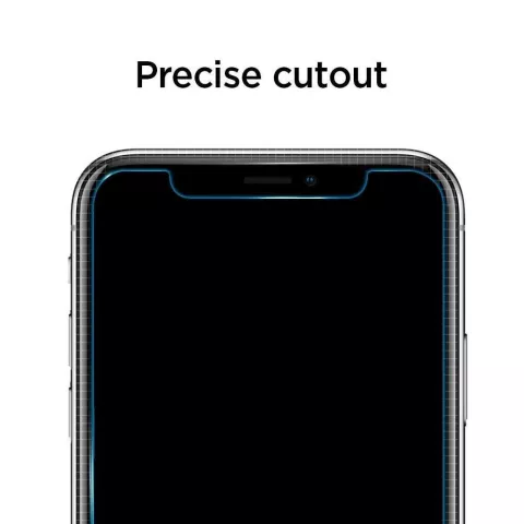 Spigen Glas tR AlignMaster (2 Pack) + Cadre de protection d&#039;&eacute;cran compatible avec iPhone XR et iPhone 11