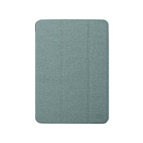 Xqisit Housse en TPU en tissu enduit compatible avec iPad 10.2 (2019 2020 2021) - verte