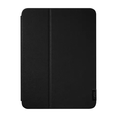 Housse en cuir artificiel et TPU Laut Prestige Folio compatible avec iPad 10.2 (2019 2020 2021) - noir