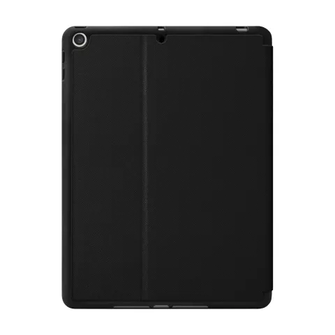 Housse en cuir artificiel et TPU Laut Prestige Folio compatible avec iPad 10.2 (2019 2020 2021) - noir