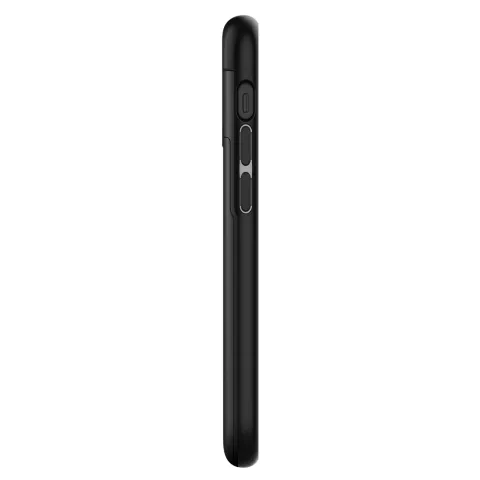 Spigen Slim Armor CS avec &eacute;tui Air Cushion compatible avec iPhone 12 et iPhone 12 Pro - noir