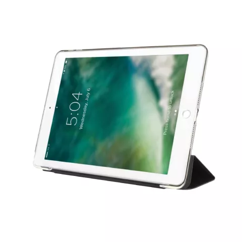 Xqisit &Eacute;tui souple au toucher compatible avec iPad 10.2 (2019 2020 2021) - noir