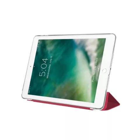 Xqisit Soft Touch Cover Case compatible avec iPad 10.2 (2019 2020 2021) - Rouge