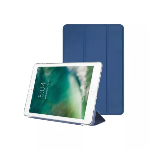 Xqisit &Eacute;tui souple au toucher compatible avec iPad 10.2 (2019 2020 2021) - bleu