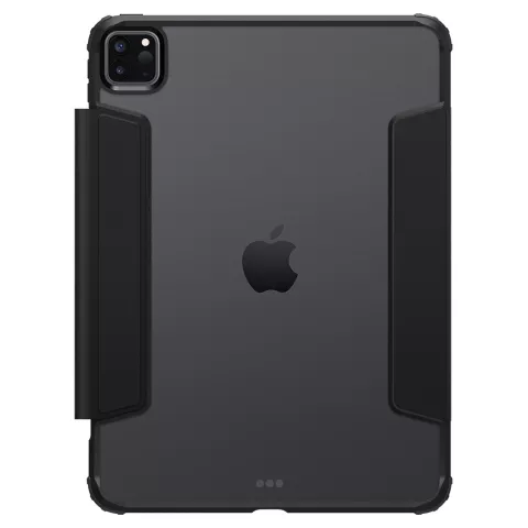 Housse en cuir artificiel Spigen Ultra Hybrid Pro compatible avec iPad Pro 11 (2018 2020 2021 2022) - noir