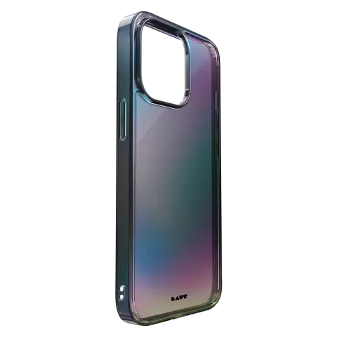 Coque Laut Holo compatible avec iPhone 13 Pro - fonc&eacute; transparent iris&eacute;