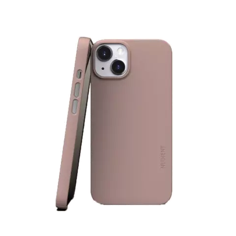 Nudient Thin Case V3 &Eacute;tui &agrave; anneau magn&eacute;tique compatible avec iPhone 13 - rose