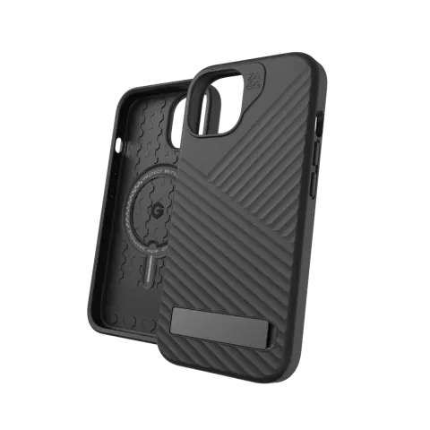 Coque ZAGG Denali Snap KS compatible avec iPhone 13, iPhone 14 et iPhone 15 - Noir