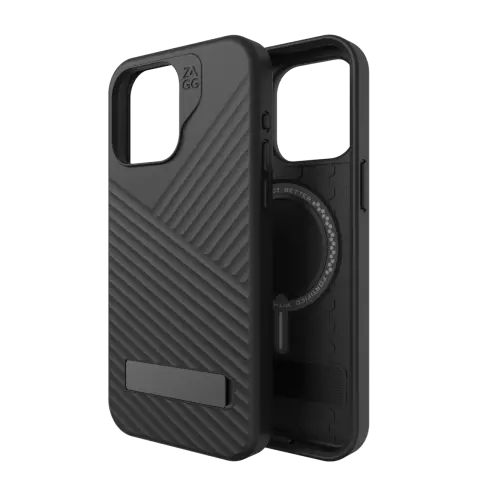 Coque ZAGG Denali Snap KS compatible avec iPhone 15 Pro Max - Noir