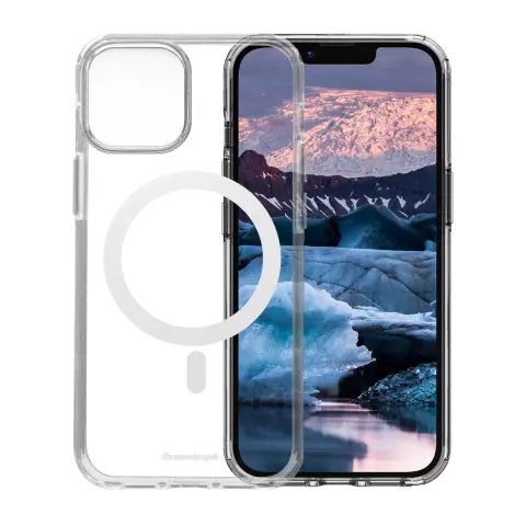 dbramante1928 Coque Magnetique Islande Pro compatible avec iPhone 13 - Transparente