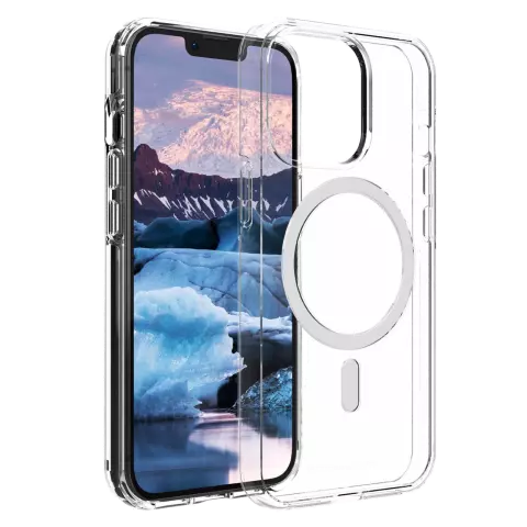 dbramante1928 Coque Magnetique Islande Pro compatible avec iPhone 13 - Transparente