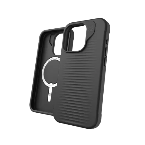 ZAGG Luxury Snap case compatible avec iPhone 15 Pro - Noir