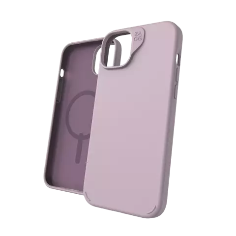 Coque ZAGG Manhattan Snap compatible avec iPhone 14 Plus et &agrave; l&#039;iPhone 15 Plus - Violet