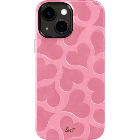 Coque Laut Motif compatible avec iPhone 14 - Rose