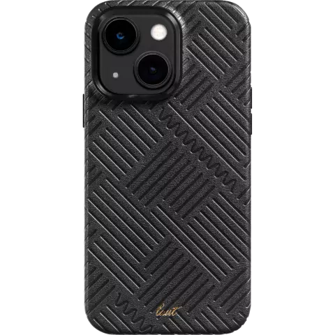 Coque Laut Motif compatible avec iPhone 14 - Noir