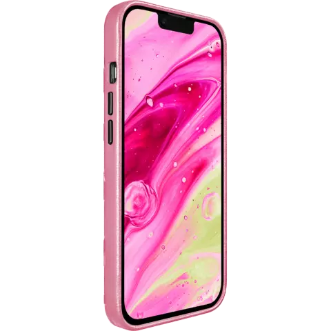 Coque Laut Motif compatible avec iPhone 14 Plus - Rose