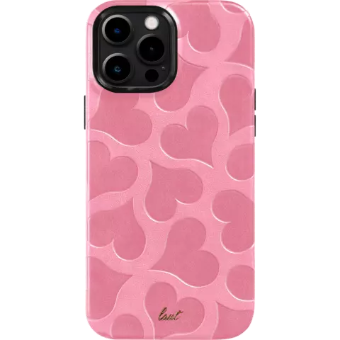 Coque Laut Motif compatible avec iPhone 14 Pro - Rose