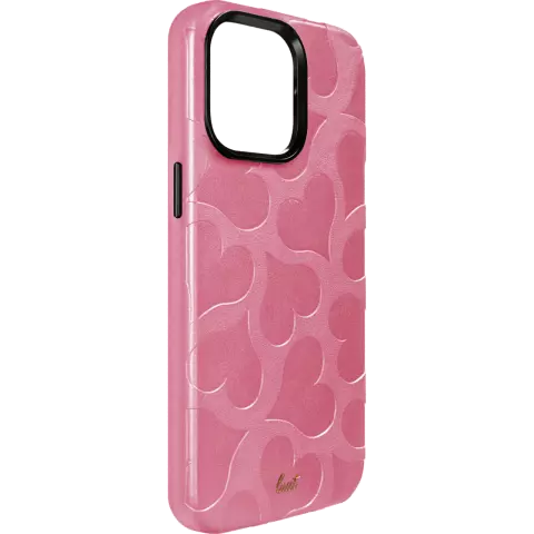 Coque Laut Motif compatible avec iPhone 14 Pro - Rose