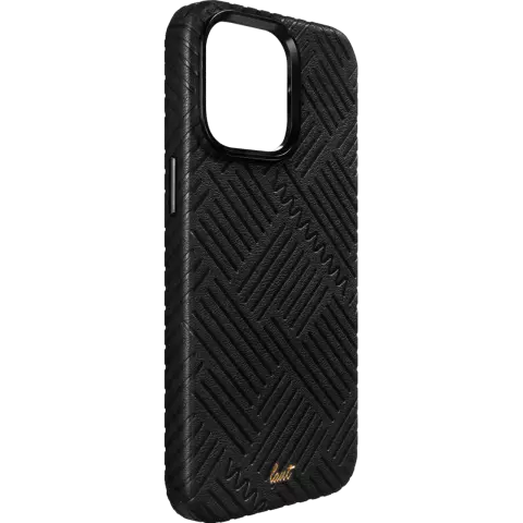 Coque Laut Motif compatible avec iPhone 14 Pro Max - Noir