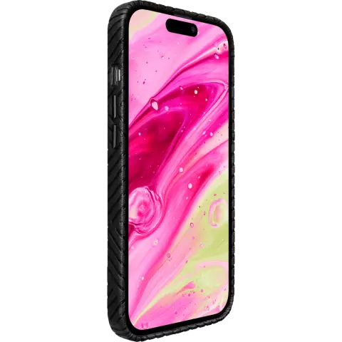 Coque Laut Motif compatible avec iPhone 14 Pro Max - Noir