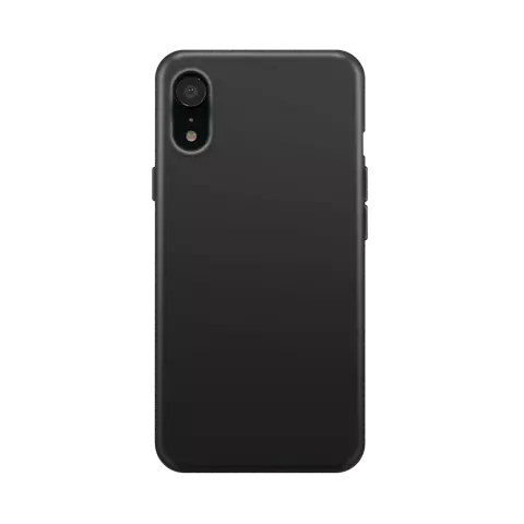 Xqisit NP Silicone Case Anti Bac &eacute;tui compatible avec iPhone XR - Noir