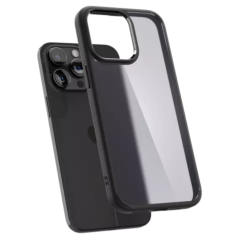 Coque Spigen Ultra Hybrid compatible avec iPhone 15 Pro - Noir