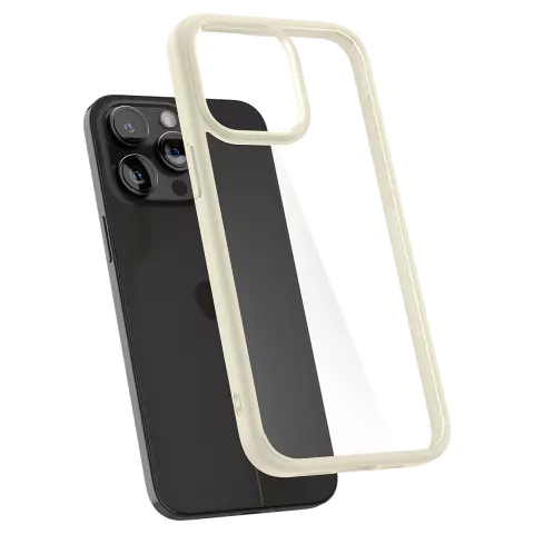 Coque Spigen Ultra Hybrid compatible avec iPhone 15 Pro - Sable