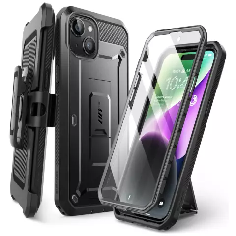 Supcase Unicorn Beetle Case compatible avec iPhone 15 - noir