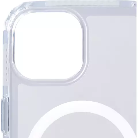 Coque magn&eacute;tique SoSkild Defend compatible avec iPhone 15 - Transparente