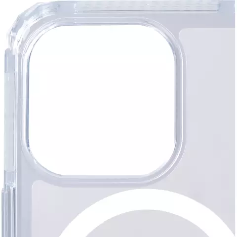 Coque magn&eacute;tique SoSkild Defend compatible avec iPhone 15 Pro - Transparente