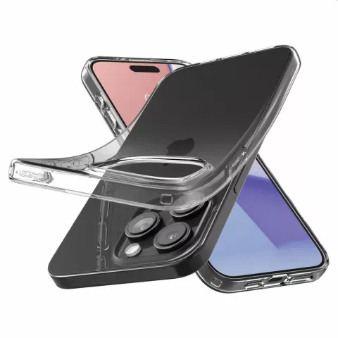 Coque Spigen Liquid Crystal compatible avec iPhone 15 Pro - Transparente