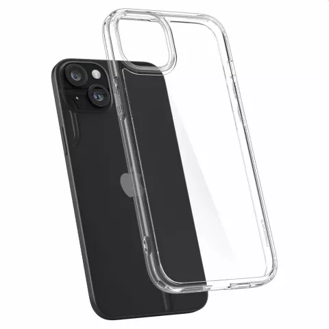 Coque Spigen Ultra Hybrid compatible avec iPhone 15 - Transparente