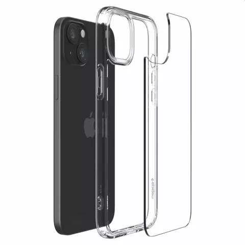 Coque Spigen Ultra Hybrid compatible avec iPhone 15 - Transparente