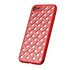 Coque en TPU tiss&eacute; Baseus compatible avec iPhone 7 8 SE 2020 SE 2022 - Rouge