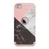 Armor Case Marble Case compatible avec iPod Touch 5 6 7 - Rose et blanc