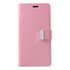 Mercury Goospery Rich Walletcase 7 Cartes Simili Cuir &eacute;tui compatible avec iPhone XS Max - Rose