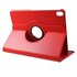 Cuir Litchi Grain compatible avec iPad Pro 12,9 Pouces (2018 2020 2021 2022) Couverture Rotative Avec Couverture - Rouge