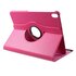 Grain De Litchi En Cuir compatible avec iPad Pro 12,9 Pouces (2018 2020 2021 2022) Couverture Rotative Avec Couverture - Rose