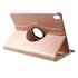 Support Rotatif De Couverture De Grain De Litchi En Cuir compatible avec iPad Pro 11 Pouces 2018 - Or Rose