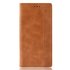 &Eacute;tui de couverture en simili cuir de style portefeuille vintage &eacute;tui compatible avec iPhone XS Max - Marron