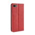 &Eacute;tui en cuir rouge vintage compatible avec iPhone 7 8 SE 2020 SE 2022 - Rouge