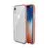 Coque de protection &agrave; bord color&eacute; compatible avec iPhone XR Case TPE TPU Back Cover - Orange