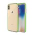 Coque de protection &agrave; bord color&eacute; compatible avec iPhone XS Max Case TPE TPU Back Cover - Vert