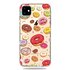 Coque Flexible Donuts Joyeux compatible avec iPhone 11 TPU - Transparente