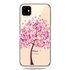 Coque chaude et flexible en TPU compatible avec iPhone 11 - Papillons - Arbre &agrave; papillons - Transparente