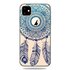 Dream Catcher Mandala Web Blue Feathers Spiritual Case compatible avec iPhone 11 TPU Case - Transparent