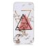 Motif de marbre Triangle or rose noir Figure cr&eacute;ative compatible avec iPhone 11 Pro Max &eacute;tui en TPU